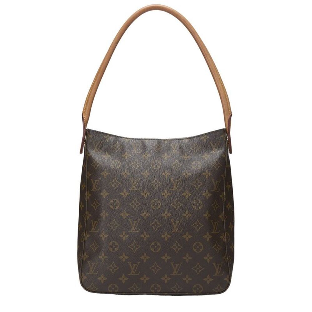 Louis Vuitton Brown Monogram Coated Canvas & Vachetta Leather Looping Gm
